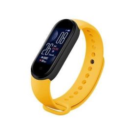 2022 New M5 Smart Watch Heart Rate Monitor Waterproof Kids Sports For Apple Xiaomi Huawei (Color: Yellow)