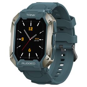 Smart Watch Bluetooth Call Silicone Waterproof (Color: Malachite Green)