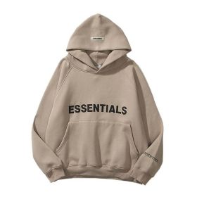Essentials Hoodie men&#39;s and women&#39;s Sweatshirt reflective letter printed fleece super Dalian Hoodie fashion hip hop Street sweat (Color: 1, size: M)