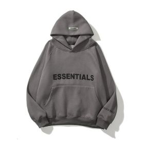 Essentials Hoodie men&#39;s and women&#39;s Sweatshirt reflective letter printed fleece super Dalian Hoodie fashion hip hop Street sweat (Color: 4, size: S)