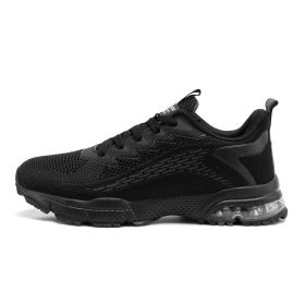 Men Sport Running Shoes Comfortable Outdoor Walking Jogging Sneakers Breathable Athletic Sport Trainers for Men Chaussure Homme (Color: black 9078, size: 39)
