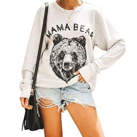 Autumn and winter women's new sweatshirt lazy print loose hoodie sweatshirt (Color: Beige, size: S)
