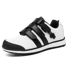2022 Men Golf Shoes Spikeless Golf Shoes for Men Golf Trainer Shoes Men Spikeless Golf Shoes (Color: Black white, size: EUR42)