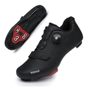 Mountain Cycling Shoes MTB Men Sports Road Bike Shoes Self-Locking SPD Cleat Bicycle Footwear Racing Women Speed Cycling Sneaker (Color: Yellow, size: 46)