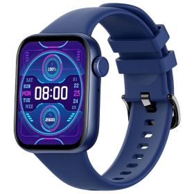 Men Smartwatch Bluetooth Answer Dial Call Watch 120+ Sport Modes Waterproof Smart Watch Men Women for IOS Android (Color: Blue)