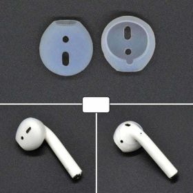 Amzer Wireless Bluetooth Earphone Silicone Ear Caps Earpads for Apple (Color: Clear)
