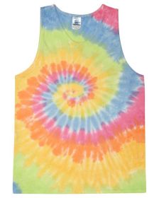 Tie-Dye CD3500 Adult 5.4 oz. 100% Cotton Tank Top (Color: ETERNITY, size: 2XL)