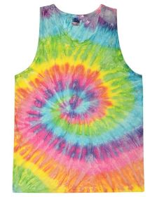 Tie-Dye CD3500 Adult 5.4 oz. 100% Cotton Tank Top (Color: SATURN, size: M)