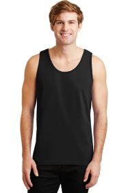 Gildan Ultra Cotton 100% US Cotton Tank Top 2200 (Color: Black, size: 2XL)