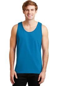 Gildan Ultra Cotton 100% US Cotton Tank Top 2200 (Color: Sapphire, size: 2XL)