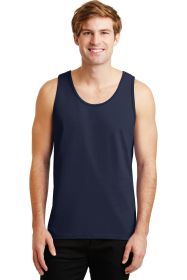 Gildan Ultra Cotton 100% US Cotton Tank Top 2200 (Color: Navy, size: XL)